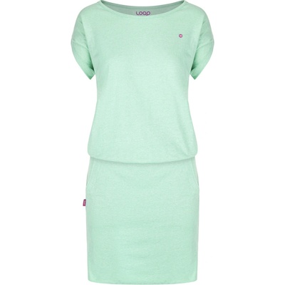 Loap Ablemela dámske šaty Ice Green Melange