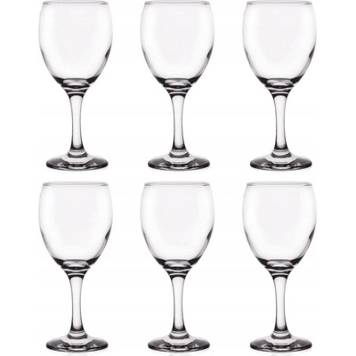 LAV Skleničky na bílé víno Empire bezbarvé 6 x 245 ml