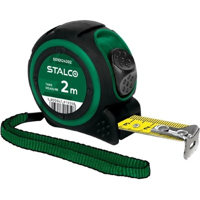 Stalco svinovací, ABS pouzdro s TPR gumou, 2 m x 16 mm