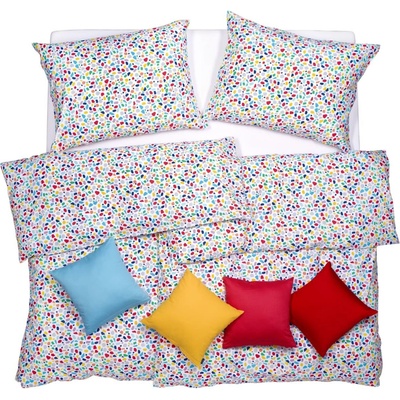 SCANquilt obliečky klasik design barcelona pestrá 140x200 70x90