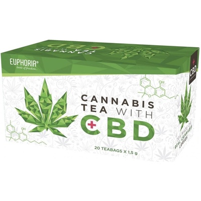 Euphoria Konopný čaj s CBD 30 g