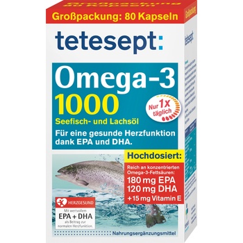 tetesept Омега-3 1000 - 80 капсули