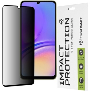 Techsuit Протектор за Samsung Galaxy A05 / A05s - 111D Privacy Full Glue - Черен (KF2325439)