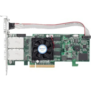 Areca RAID Контролер Areca ARC-1223-8x, PCIe 2.0 към 2x Mini-SAS SFF-8088, SATA/SAS 6Gb/s, 2 портов, 512MB RAM, поддържа RAID level 0, 1, 10(1E), 3, 5, 6, 30, 50, 60, Single Disk or JBOD (ARC-1223-8X)