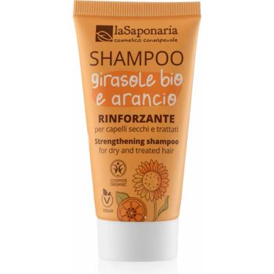 La Saponaria šampón so slnečnicou a sladkým pomarančom BIO 30 ml