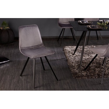 LuxD Holland tmavě šedý samet