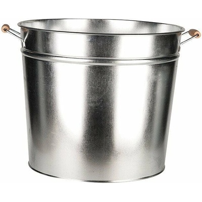 A.H.G.Obal na kvetináč ø 36 cm 25 cm kov strieborný 2-03126