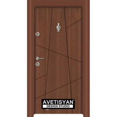 Haska Входна врата Parkdor Стар 38 - Металик орех (цена без монтаж)