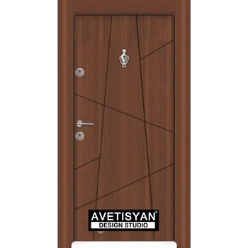 Image 1 of Haska Входна врата Parkdor Стар 38 - Металик орех (цена без монтаж)