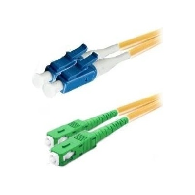 XtendLan FOP-LCSCA-D-1-9 Patch, optický, LC/PC-SC/APC, 9/125, duplex, 1m, LS0H, ZWP