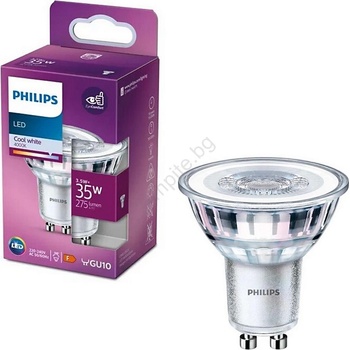 Philips LED Крушка Philips PAR16 GU10/3, 5W/230V 4000K (P6847)