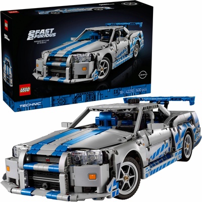 LEGO® Technic 42210 2 Fast 2 Furious Auto Nissan Skyline GT-R (R34) – Zboží Živě