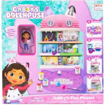 RMS Gabby ' s Dollhouse: комплект пластилин с къща (70-0003)