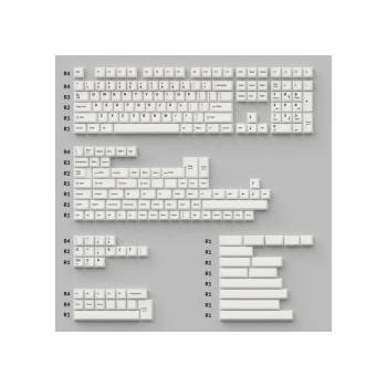 Keychron Keycap Set Black on White 219pc (PBT-11)