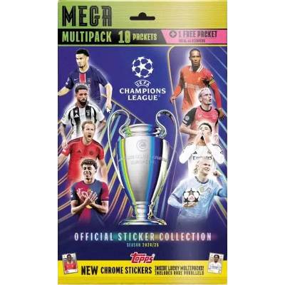 Topps Topps Champions League 2025 mega multipack 10+1 balíčků samolepek