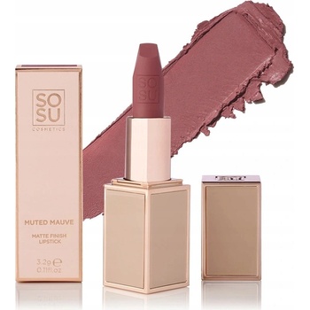 SOSU Cosmetics Matte Lipsticks matný rúž Muted Mauve 3,2 g
