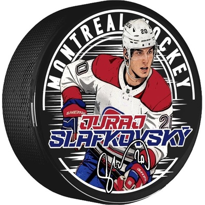 FansArena Puk Juraj Slafkovský #20 Montreal Hockey Town Exclusive Collection Montreal Canadiens NHL