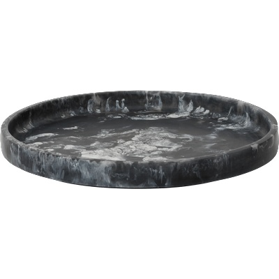 Ferm Living Mist Поднос декоративен кръгъл 30 см, цвят въглен (1104271866)