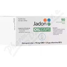 Jadon olejové kapsuly CBD s konopným olejom 15mg CBD+B12 90 kapsúl