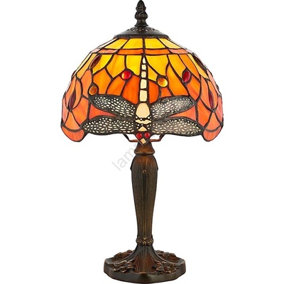 Endon Lighting 64091 - Настолна лампа Tiffany DRAGONFLY 1xE14/40W/230V Ø 20 см (EN0115)
