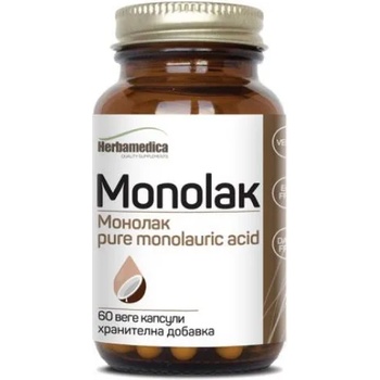Herbamedica Monolak, 500 mg, 60 веге капсули, Herbamedica