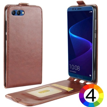 Image 1 of Huawei Honor V10 / View 10 Flip3 Кожен Калъф и Скрийн Протектор