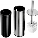 Bemeta Neo wc štětka válec 102313065 nerez mat bílý kartáč