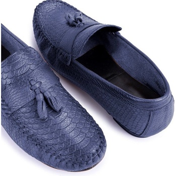 Ducavelli Мъжки обувки от естествена кожа - Тъмносини #333212 (333212_Тъмносин)