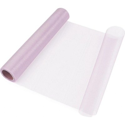 Organza střední lesk šíře 36 cm fialová lila 9 m