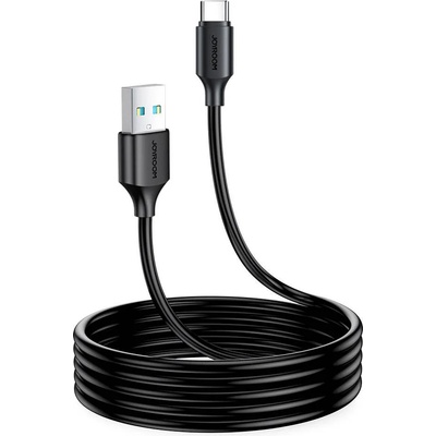 Кабел за зареждане / пренос на данни Joyroom, USB към USB Type C, 3A, 2m, черен, (S-UC027A9) (S-UC027A9 2m black)