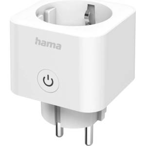 Hama Смарт мини WiFi контакт 3680W, 16A с прил. за измерване на ен. консумация (176654) - privantex