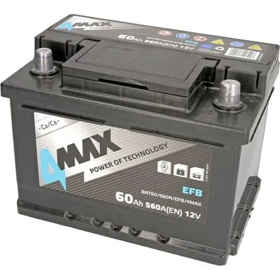 4MAX EFB 60Ah 560A right+
