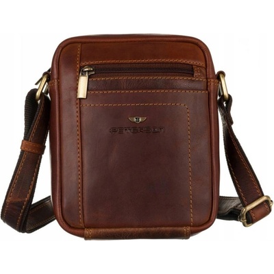 Pánska kožená crossbody taška GT214