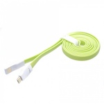 Tellur Силиконов кабел Tellur от USB към Type-C - Зелен (TLL155401)