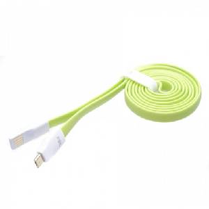 Tellur Силиконов кабел Tellur от USB към Type-C - Зелен (TLL155401)
