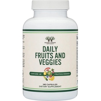 Double Wood Supplements Daily Fruits and Veggies [180 капсули]