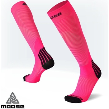 Moose COMPRESS LITE NEW kompresní podkolenky růžová