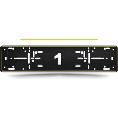 Držiak ŠPZ - ALTI GIRI MONO Yellow (Žltá) - 2 kusy