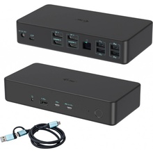 i-Tec USB 3.0 / USB-C / Thunderbolt 3 Professional Dual 4K Display Docking Station Generation 2 + Power Delivery 100W CADUAL4KDOCKPD2