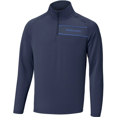 Mizuno Box 1/4 Zip blue Panske Navy