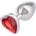 CalExotics Jewel Heart Plug Small Ruby