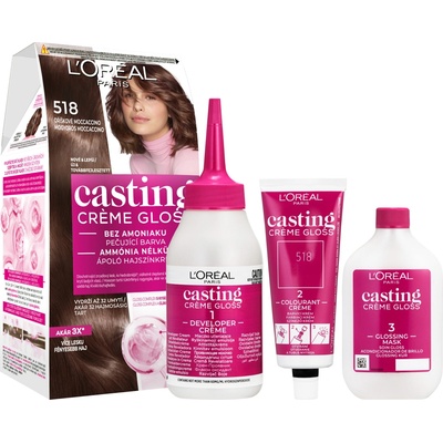 L'Oréal Casting Creme Gloss 518 Hazelnut Mochaccino 48 ml