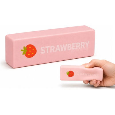 Squishy Mačkací pomůcka s jahodovou vůní Máslo 14 cm