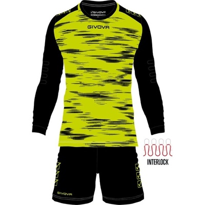 Givova Kit Fluo Yellow-Black žlutá Brankářský Set