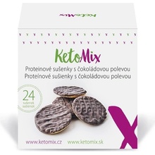 Ketomix Proteínové Sušienky S čoko polevou 24 ks