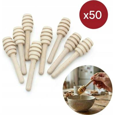 Dřevěná lžička na med 50 kusů naběračka G10 cm