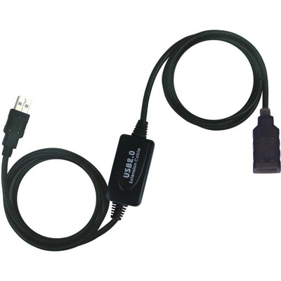 PremiumCord KU2REP10 USB 2.0 repeater a predlžovací A/M-A/F, 10m