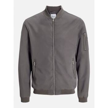 Jack and Jones Яке Jack and Jones Men's Rush Plus Size Long Sleeve Bomber Jacket - Castlerock