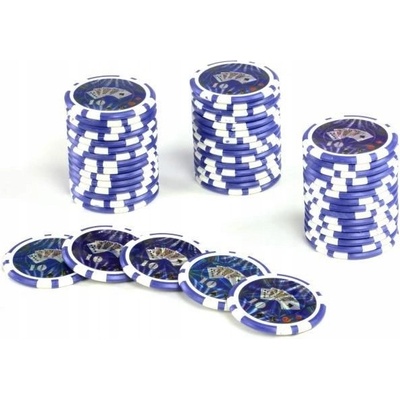 Garthen Pokerové žetony Ocean 50 ks s nominální hodnotou 10 – Zboží Dáma
