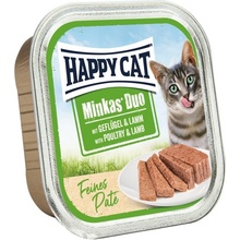 Happy Cat Minkas Duo Paté Drůbež & Jehně 100 g